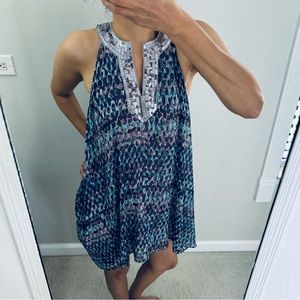 Free people halter style top flawy dress / tunic dress.